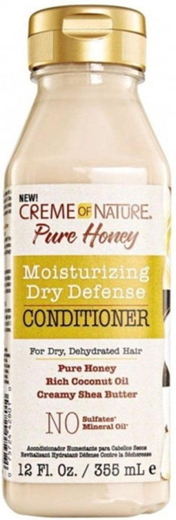 Conditioner Pure Honey Moisturizing Dry Defense Creme Of Nature (355 ml)