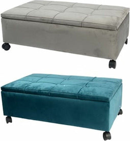 Kruk DKD Home Decor 70 x 39,5 x 24,5 cm Grijs Groen Populier (2 Stuks)