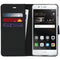 Accezz Hoesje Geschikt voor Huawei P9 Lite Hoesje Met Pasjeshouder - Accezz Wallet Softcase Bookcase - Zwart