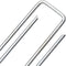 vidaXL - Grondharingen - 25 - st - U-vormig - 20x4 - cm - gegalvaniseerd - staal