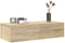 vidaXL - Wandschap - met - lades - 60x26,5x15cm - bewerkt - hout - sonoma - eikenkleur