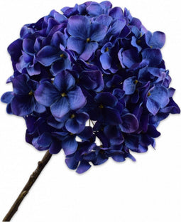 Silk-ka Kunstbloem-Zijden Bloem Hortensia Steel Blauw 70 cm