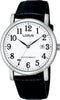 Lorus RG835CX5 - Herenhorloge - Klassiek zwart leren band - 37.5 mm