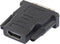 Renkforce RF-4212228 - HDMI / DVI Adapter - 1x HDMI-bus - 1x DVI-stekker 24+1-polig - Zwart