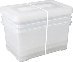Curver Handy Box2 - Opbergboxenset 3-delig - 50 L per box - Stapelbaar (3 stuks)