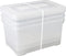 Curver Handy Box2 - Opbergboxenset 3-delig - 50 L per box - Stapelbaar (3 stuks)
