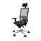 Bureaustoel met hoofdsteun Piqueras y Crespo 3D086N1 Zwart
