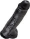 Pipedream King Cock Realistische Dildo met Ballen en Zuignap - 28 cm - Zwart