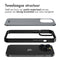 Accezz Rugged Frosted Backcover - iPhone 14 Pro - Schokabsorberend - Zwart