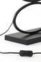 Light & Living Tafellamp Stelius - 42cm - Mat Zwart - excl. kap