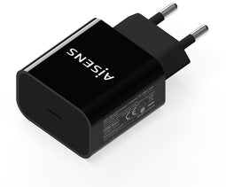 Aisens A110-0538 - Oplader - 20W USB-C Power Delivery - Zwart