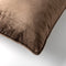 Dutch Decor FINN - Kussenhoes 45x45 cm - velvet - effen kleur - Chocolate Martini - donkerbruin - met rits - zonder binnenkussen