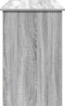 vidaXL - Bureau - 102x50x75 - cm - bewerkt - hout - grijs - sonoma - eikenkleurig