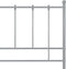 vidaXL - Bedframe - metaal - grijs - 180x200 - cm