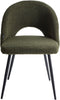 ONAGA - Eetkamerstoel set van 2 - Donkergroen - Bouclé