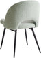 ONAGA - Eetkamerstoel set van 2 - Lichtgroen - Bouclé