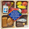 Melissa & Doug Voedselgroepen - Houten speelgoedeten met 21 stuks en 4 kratjes - Leerzaam fantasiespel (set van 21)