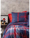 King Reinforced - Dekbedovertrekset - 100% katoenversterkt - 240 x 220 cm - Rood (2 stuks)