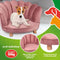 maxxpro Katten- en Hondenstoel - Roze - Verhoogd met Houten Poten - Fluweel Materiaal - 61.5 x 52 x 33 CM - Huisdieren tot 80 KG