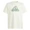 T-Shirt met Korte Mouwen Adidas Table Growth Beige Maat 15-16 Jaar