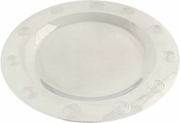 Onderbord DKD Home Decor Roestvrij staal Plastic Zilverkleurig 30 x 30 x 0,5 cm