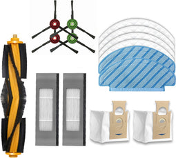 Onderdelen Geschikt Voor Ecovacs Deebot Ozmo 920, 950, 700, 750, T5, T8, T8+, T8 AIVI, N8, N8+, N8 Pro, N8 Pro+, T9 & T9+ - Onderhoud Set - Stofzuigeronderdelen - 13-Delig