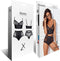 Ondergoed Set Demoniq Zwart S