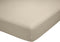 Onderlaken Alexandra House Living QUTUN Taupe 90 x 200 cm 90 x 1 x 200 cm