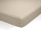 Onderlaken Alexandra House Living QUTUN Taupe 90 x 200 cm 90 x 1 x 200 cm