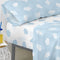Onderlaken HappyFriday BASIC KIDS Blauw 90 x 200 x 32 cm