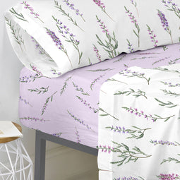 Onderlaken HappyFriday Lavanda Multicolour 180 x 200 x 32 cm