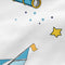 Onderlaken HappyFriday LE PETIT PRINCE Wit Multicolour 60 x 120 x 14 cm Kaarsenmaker