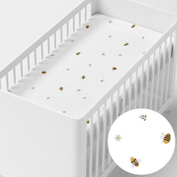 Onderlaken HappyFriday MINI Wit Multicolour 60 x 120 x 14 cm Bij