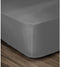 Onderlaken Lovely Home Donker grijs Tweepersoonsbed (140 x 190 cm)
