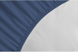 Onderlaken Lovely Home Marineblauw 160 x 200 cm