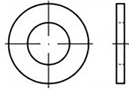 Onderlegringen 8.4 mm 16 mm RVS V2A A2 100 stuk(s) TOOLCRAFT TO-6853863
