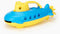 Onderzeeer geel met blauw handvat - Green Toys
