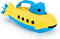 Onderzeeer geel met blauw handvat - Green Toys