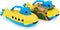 Onderzeeer geel met blauw handvat - Green Toys