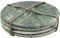 Onderzetter rond 4 groen