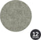 Onderzetter TRUMAN, dia 9,5 cm - set/12, charcoal