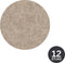 Onderzetter TRUMAN, dia 9,5 cm - set/12, taupe