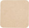 Onderzetters, afm 10x10 cm, dikte 3 mm, 50 stuks, MDF