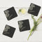 Onderzetters Distel - Gegraveerd - Leisteen - Just Slate Company Scotland