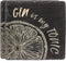 Onderzetters GIN IS MY TONIC - Gegraveerd - Leisteen - Just Slate Company Scotland