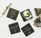Onderzetters GIN Set van 4 - Leisteen - Just Slate Company Scotland