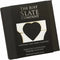 Onderzetters Hartvormig Set van 4 - Leisteen - Just Slate Company Scotland