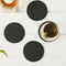 Onderzetters Rond Set van 4 - Leisteen - Just Slate Company Scotland