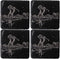 Onderzetters Sport Golfen - Gegraveerd - Leisteen - Just Slate Company Scotland