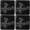 Onderzetters Sport Golfen - Gegraveerd - Leisteen - Just Slate Company Scotland